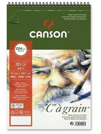 Canson C à Grain Eskiz Defteri A4 224 g 30 Yaprak - 1