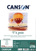 Canson C à Grain Üstten Spiralli Çizim Defteri 224 g A3 30 Yaprak - CANSON