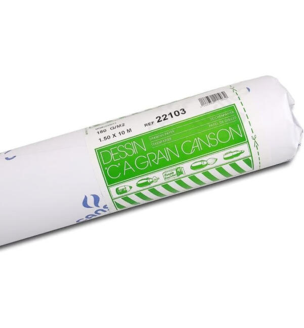 Canson Dessin C à Grain Rulo Çizim Kağıdı 180 g 1.5x10 Metre - 1