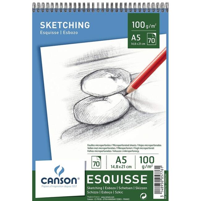 Canson Esquisse Çizim Defteri A5 100 g 70 Yaprak - 1