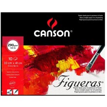 Canson Figueras Tuval Dokulu Blok 290 g 33x41 cm 10 Yaprak - CANSON