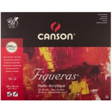 Canson Figueras Tuval Dokulu Blok 290 g 36x46 cm 10 Yaprak - Canson
