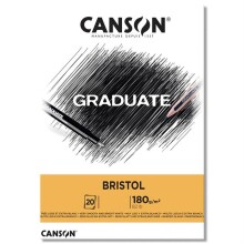 Canson Graduate Bristol Blok 180 g A4 20 Yaprak - CANSON