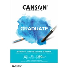 Canson Graduate Cold Press Sulu Boya Blok 250 g A3 20 Yaprak - CANSON