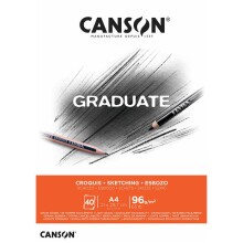Canson Graduate Eskiz Blok 96 g A4 40 Yaprak - 1