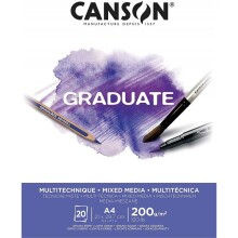 Canson Graduate Mixed Media White A4 220 g 30 Yaprak - 1