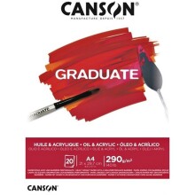 Canson Graduate Yağlı Boya Akrilik Defteri A4 290 g 20 Yaprak - CANSON