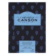 Canson Heritage Watercolour Paper Pad 23x31 cm 300 g 12 Yaprak - Canson