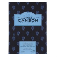 Canson Heritage Watercolour Paper Pad 23x31 cm 300 g 12 Yaprak - CANSON