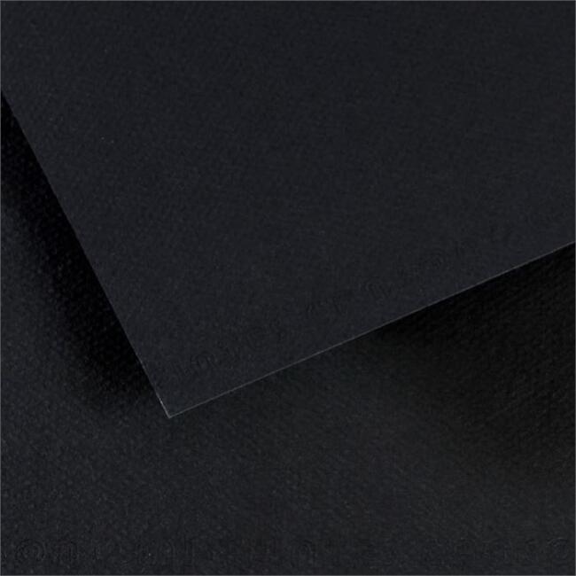 Canson Mi-Teintes Pastel Kağıdı 160 gr 50x65 cm Black 425 - 2