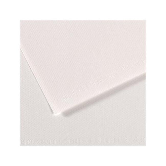 Canson Mi-Teintes Soft Pastel Kağıdı Dokulu 160 g A4 Beyaz - 1