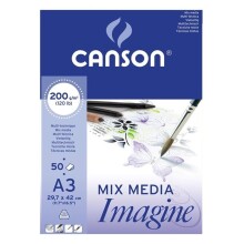 Canson Mix Media Imagine Resim Defteri A3 200 g 50 Yaprak - CANSON
