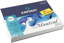 Canson Montval Sulu Boya Blok 24x32 cm 200 g 100 Yaprak - CANSON (1)