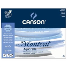 Canson Montval Sulu Boya Blok 32x41 cm 200 g 100 Yaprak - CANSON