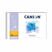 Canson Montval Sulu Boya Defteri A4 300 g 12 Yaprak - CANSON