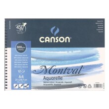 Canson Montval Sulu Boya Defteri A4 300 g 12 Yaprak - CANSON (1)