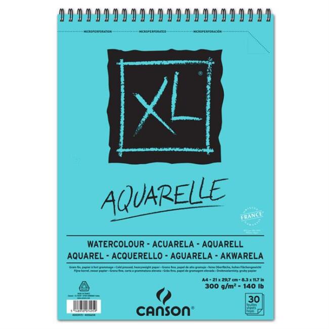 Canson XL Aquarelle Sulu Boya Defteri A4 300 g 30 Yaprak - 1