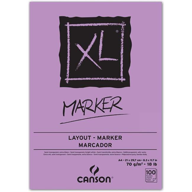 Canson XL Marker Defteri A4 70 g 100 Yaprak - 1