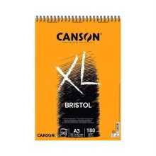 Canson XL Üstten Spiralli Bristol Defter 180 g A3 50 Yaprak - CANSON