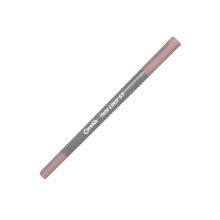 Caretta Keçe Uç Kalem Twın Liner 65 Çift Uc 0.4X1Mm N:14 KahveRengi - Caretta (1)