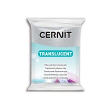 Cernit Fırınlanabilir Hamur Translucent Glitter Silver 56 g - CERNIT