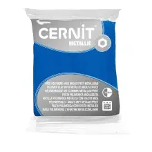 Cernit Metallic Polimer Kil 56 g Blue 