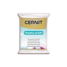 Cernit Fırınlanır Hamur Transculent Glitter Gold 56 g - CERNIT