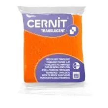 Cernit Translucent Polimer Kil 56 g Orange 