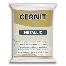 Cernit Metallic Polimer Kil 56 g Antique Gold 55 - CERNIT