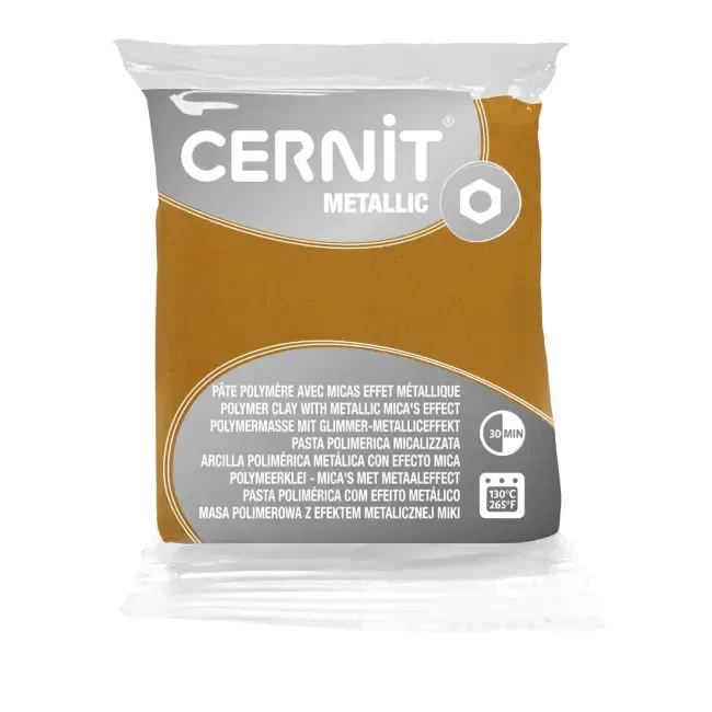 Cernit Metallic Polimer Kil 56 g Gold - 1