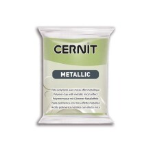 Cernit Metallic Polimer Kil 56 g Green Gold 51 - CERNIT (1)