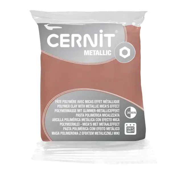 Cernit Metallic Polimer Kil 56 g Pink Gold - 2
