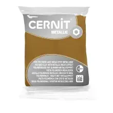 Cernit Metallic Polimer Kil 56 g Rich Gold 