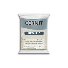 Cernit Metallic Polimer Kil 56 g Steel 167 - 1