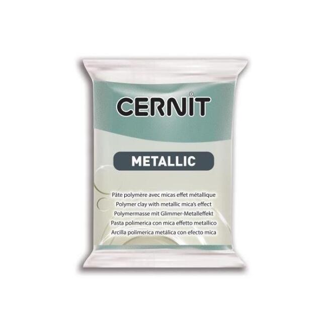 Cernit Metallic Polimer Kil 56 g Turquoise Gold 54 - 1