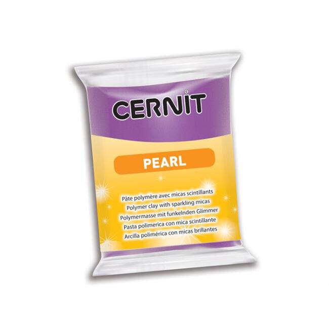 Cernit Pearl Polimer Kil 56 g Violet Cnt59900 - 1