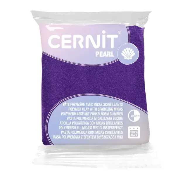 Cernit Pearl Polimer Kil 56 g Violet - CERNIT