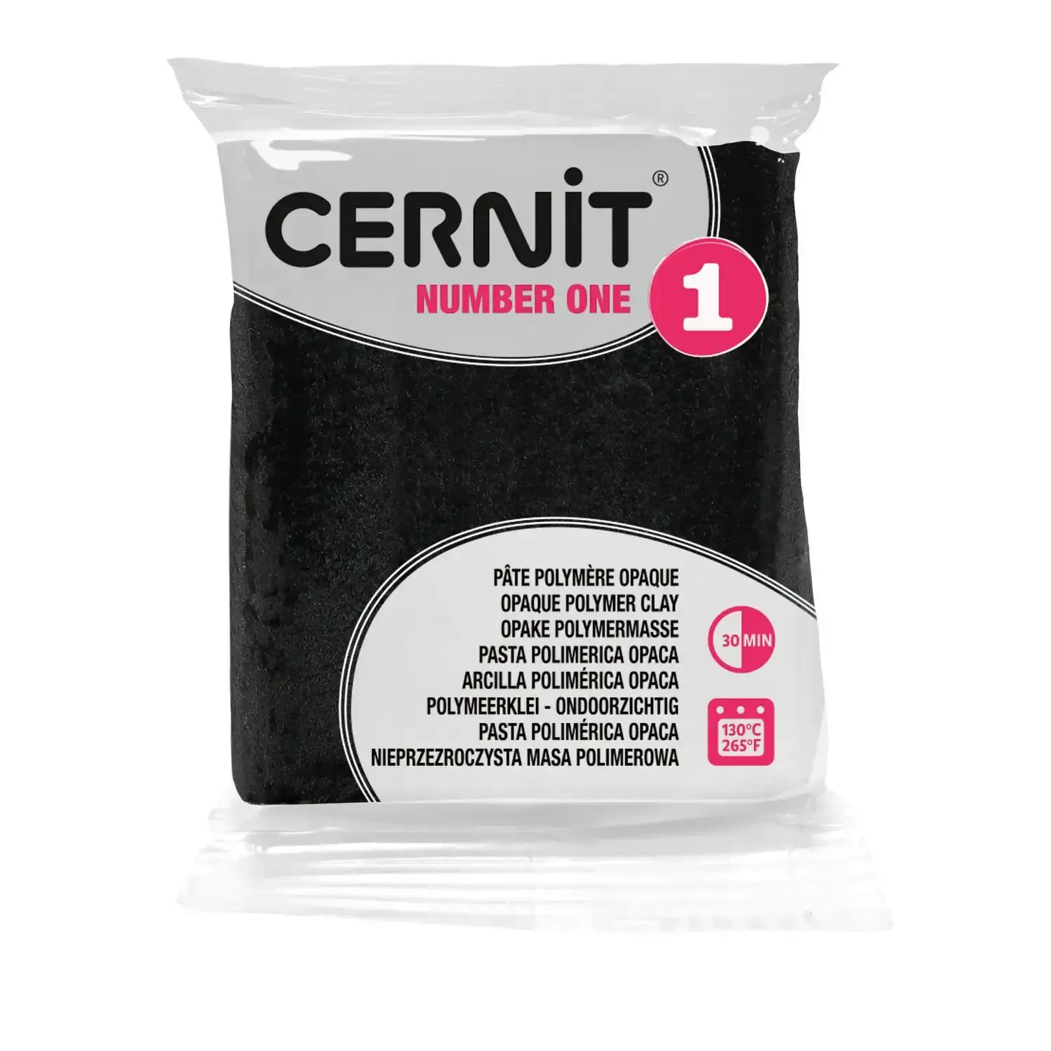 Cernit Number One Polimer Kil 56 g Black