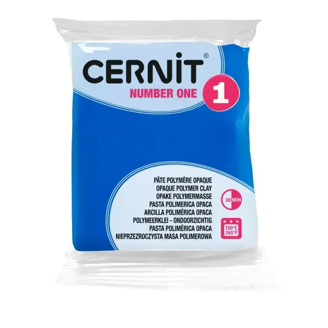 Cernit Number One Polimer Kil 56 g Blue - 1