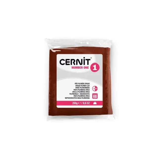 Cernit Number One Polimer Kil 56 g Brown - CERNIT