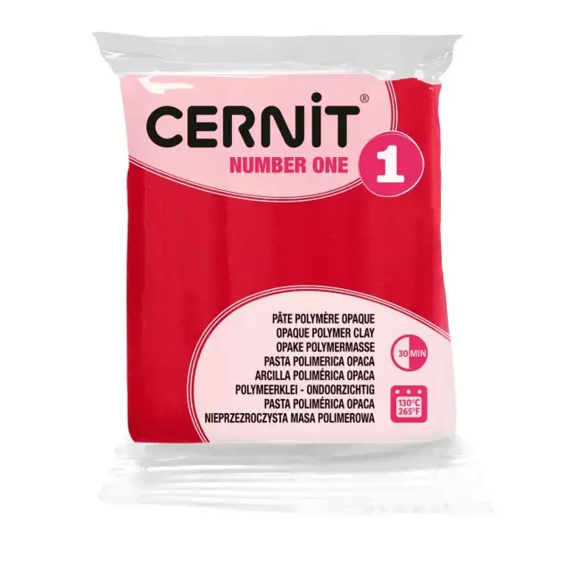 Cernit Number One Polimer Kil 56 g Carmine Red - CERNIT