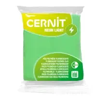 Cernit Neon Light Polimer Kil 56 g Green 