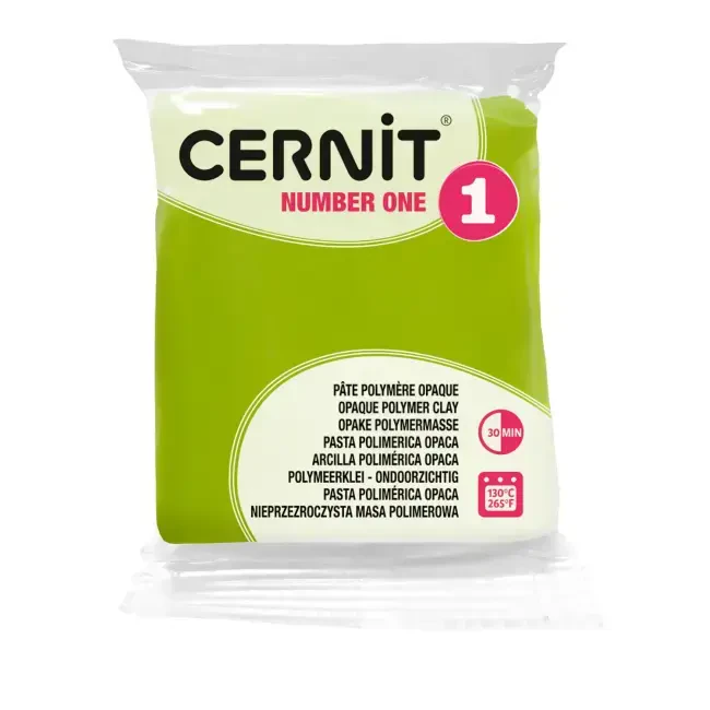 Cernit Number One Polimer Kil 56 g Lime Green - CERNIT