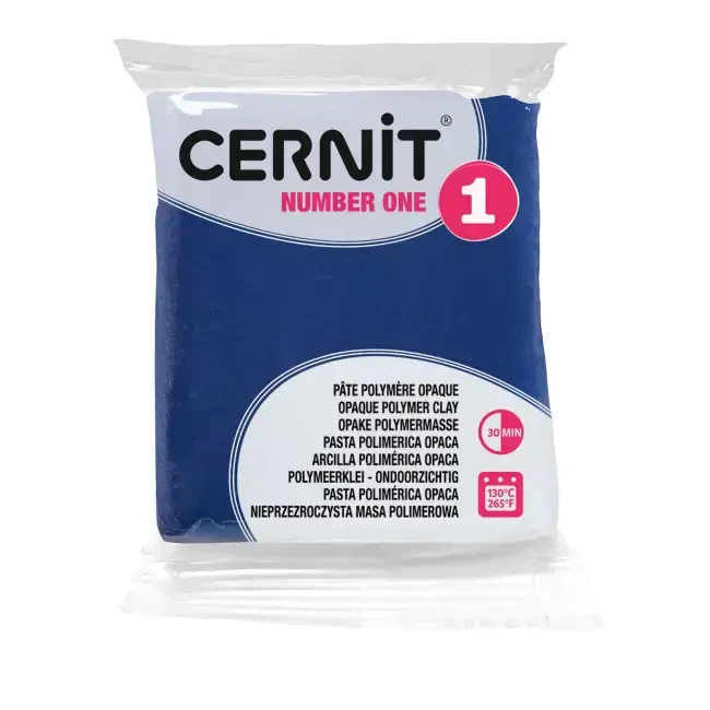 Cernit Number One Polimer Kil 56 g Navy Blue - 1