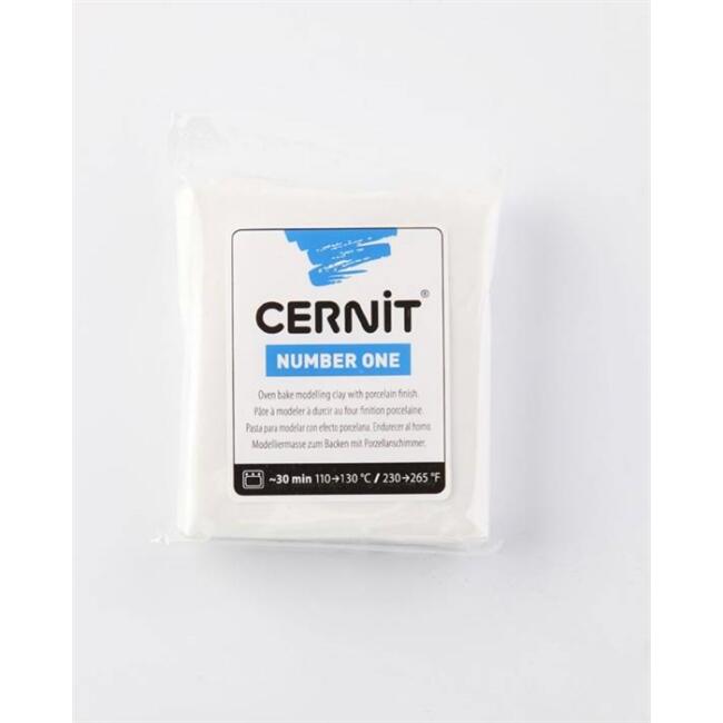 Cernit Polimer Kil 56 g Opaque White Number One 27 - 1