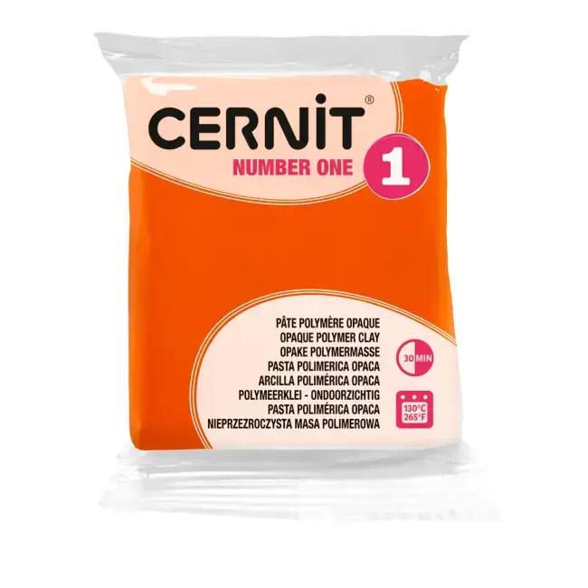 Cernit Number One Polimer Kil 56 g Orange - 1