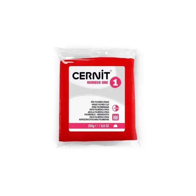 Cernit Number One Polimer Kil 56 g Red - 1