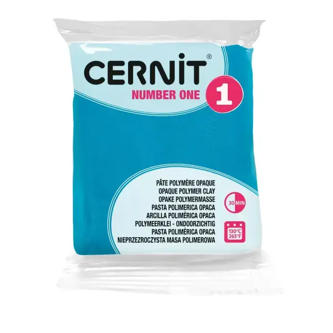 Cernit Number One Polimer Kil 56 g Turquoise Blue - 1