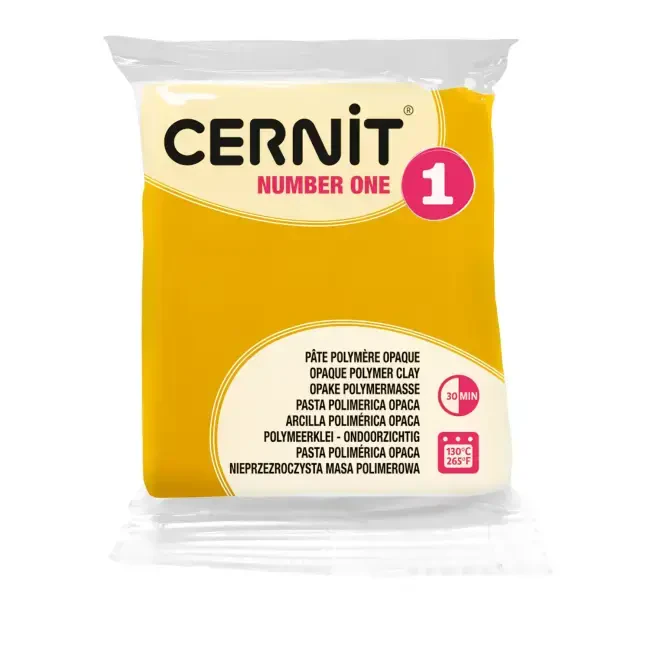 Cernit Number One Polimer Kil 56 g Yellow - 1