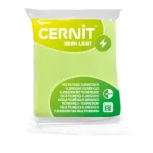 Cernit Neon Light Polimer Kil 56 g Yellow 